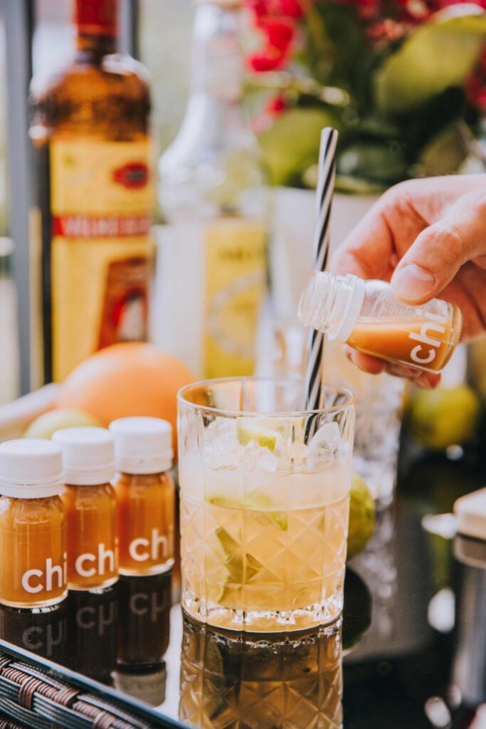 Bebida RINGANA Chi servida con hielo
